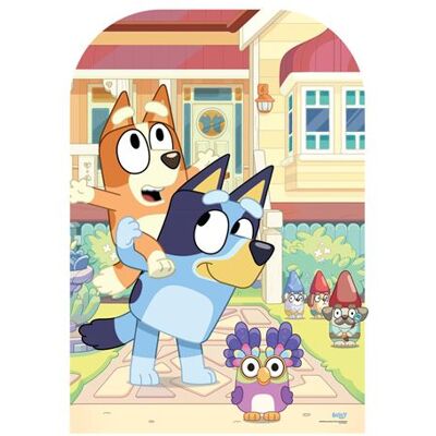Iconicgreats - Bluey And Bingo At Home - Panneau Carton - Publicité Iconicgreats - Bluey And Bingo At Home - Panneau Carton - Publicité