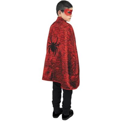Non communiqué cape homme araignée avec masque Multicolore - Publicité Non communiqué cape homme araignée avec masque Multicolore - Publicité
