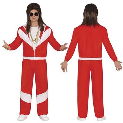 Fiestas Guirca - Costume Tuta Rossa Adulte 52 - 54 (L) - Costume - Publicité Fiestas Guirca - Costume Tuta Rossa Adulte 52 - 54 (L) - Costume - Publicité