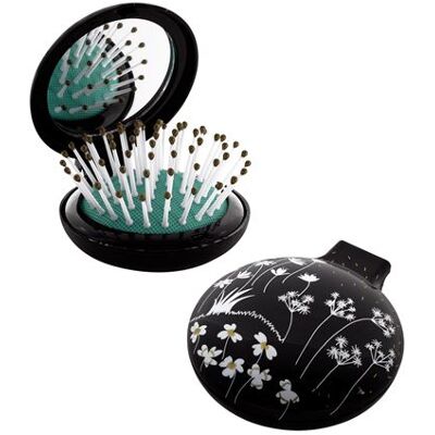 Non communiqué Brosse à cheveux avec miroir - Lady Retro Black Board - Pylones 6 - Publicité Non communiqué Brosse à cheveux avec miroir - Lady Retro Black Board - Pylones 6 - Publicité