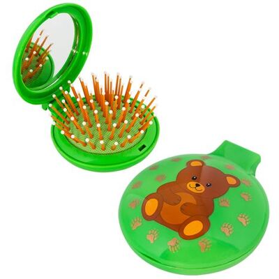 Non communiqué Brosse à cheveux miroir 2 en 1 - Lady Retro Enfants Ours brun - Pylones 12 - Publicité Non communiqué Brosse à cheveux miroir 2 en 1 - Lady Retro Enfants Ours brun - Pylones 12 - Publicité