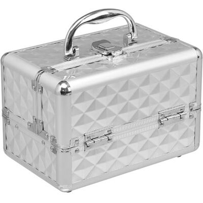 Non communiqué coffret de maquillage giantex argent 23 x 15 x 18cm avec miroir et verrouillage beauty case portable pour coiffeuse,fournitures de couture Argent - Publicité Non communiqué coffret de maquillage giantex argent 23 x 15 x 18cm avec miroir et verrouillage beauty case portable pour coiffeuse,fournitures de couture Argent - Publicité