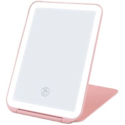 Non communiqué Miroir de LED maquillage LINFE rechargeable à écran tactile avec variateur et 3 couleurs de lumière- Rose Rose - Publicité Non communiqué Miroir de LED maquillage LINFE rechargeable à écran tactile avec variateur et 3 couleurs de lumière- Rose Rose - Publicité