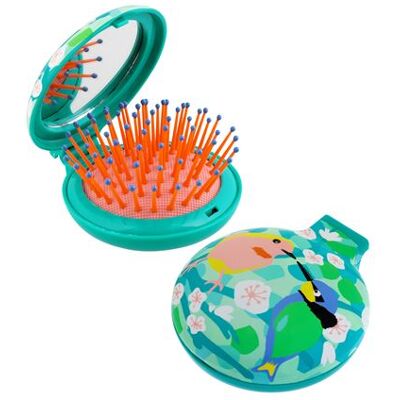 Non communiqué Brosse à cheveux avec miroir - Lady Retro Birds - Pylones 2 - Publicité Non communiqué Brosse à cheveux avec miroir - Lady Retro Birds - Pylones 2 - Publicité