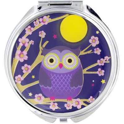 Non communiqué Miroir de poche - Lady Look Blue Owl - Pylones - Publicité Non communiqué Miroir de poche - Lady Look Blue Owl - Pylones - Publicité