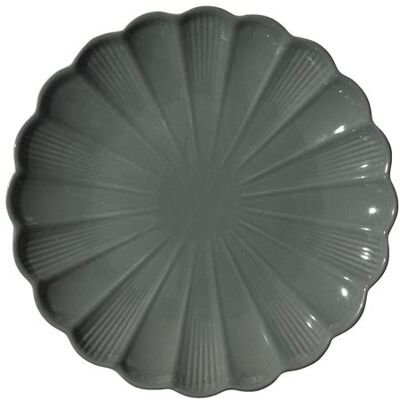 Non communiqué Lot de 6 Assiettes Plates "Calista" 26cm Gris Gris - Publicité Non communiqué Lot de 6 Assiettes Plates "Calista" 26cm Gris Gris - Publicité
