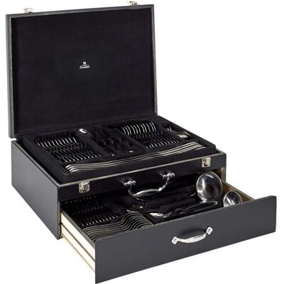 Non communiqué Cook Concept - Ménagère 84 pièces en inox coffret en bois avec tiroir Noir - Publicité Non communiqué Cook Concept - Ménagère 84 pièces en inox coffret en bois avec tiroir Noir - Publicité