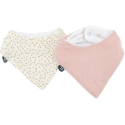 DOMIVA Mousseline Vieux rose pois - Baby Accessories - Publicité DOMIVA Mousseline Vieux rose pois - Baby Accessories - Publicité