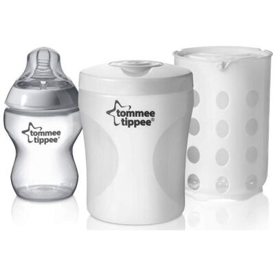 Tommee Tippee - C2N - 1 biberon - Stérilisateur de voyage - Publicité Tommee Tippee - C2N - 1 biberon - Stérilisateur de voyage - Publicité