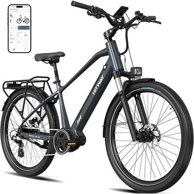 Non communiqué Vélo électrique VAE - HITWAY - Gris - 26" - Batterie Amovible 36V10,4Ah - 7 Vitesses - 250W - VTT Électrique -Gris - Publicité Non communiqué Vélo électrique VAE - HITWAY - Gris - 26" - Batterie Amovible 36V10,4Ah - 7 Vitesses - 250W - VTT Électrique -Gris - Publicité