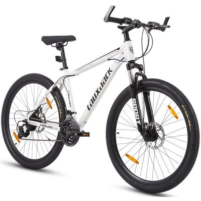 Non communiqué VTT 26 pouces Vélo Tout Terrain Adulte Semi-Rigide 21 Vitesses Shimano Freins à Disque Unisexe dès 160cm Noir - Publicité Non communiqué VTT 26 pouces Vélo Tout Terrain Adulte Semi-Rigide 21 Vitesses Shimano Freins à Disque Unisexe dès 160cm Noir - Publicité