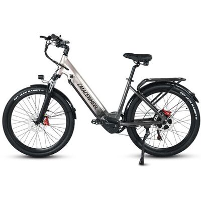 Non communiqué Vélo électrique urbain CMACEWHEEL L26, 26" , Max 40 km/h, gris ciment - Publicité Non communiqué Vélo électrique urbain CMACEWHEEL L26, 26" , Max 40 km/h, gris ciment - Publicité