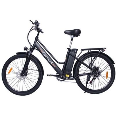 Non communiqué Vélo électrique de Ville CHEEVALRY C26 PRO - 25 km/h - Noir - Publicité Non communiqué Vélo électrique de Ville CHEEVALRY C26 PRO - 25 km/h - Noir - Publicité