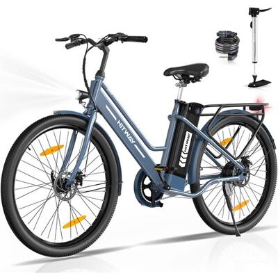 Non communiqué Vélo Électrique - HITWAY - 27.5 Pouces - 250W - Batterie 36V 13Ah - Ebike Adulte Ville - APP - Bleu - Publicité Non communiqué Vélo Électrique - HITWAY - 27.5 Pouces - 250W - Batterie 36V 13Ah - Ebike Adulte Ville - APP - Bleu - Publicité
