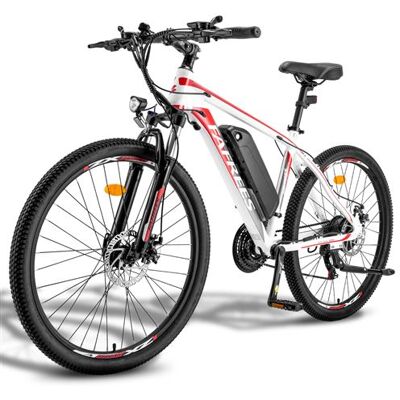 Non communiqué VTT électrique FAFREES 26 Hailong One, 21 vitesses, défault 25 km/h, blanc - Publicité Non communiqué VTT électrique FAFREES 26 Hailong One, 21 vitesses, défault 25 km/h, blanc - Publicité