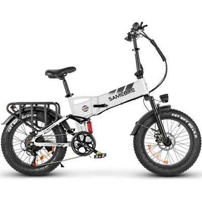 Non communiqué Vélo électrique pliable SameBike RS-A02 Pro, batterie amovible 15 Ah, 25 km/h, blanc - Publicité Non communiqué Vélo électrique pliable SameBike RS-A02 Pro, batterie amovible 15 Ah, 25 km/h, blanc - Publicité