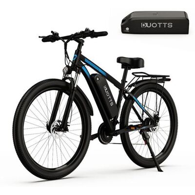 Non communiqué Vélo électrique DUOTTS C29, double batterie, défault 25 km/h, Noir - Publicité Non communiqué Vélo électrique DUOTTS C29, double batterie, défault 25 km/h, Noir - Publicité