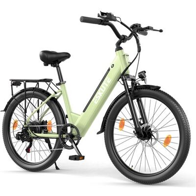 Non communiqué Vélo électrique de ville Eskute C100 Plus, Max 25 km/h, rose - Publicité Non communiqué Vélo électrique de ville Eskute C100 Plus, Max 25 km/h, rose - Publicité
