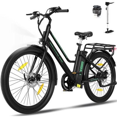 Non communiqué Vélo Électrique 27.5 Pouces - COLORWAY - Moteur 250W - Batterie 36V 12Ah - Ebike Adulte Ville - Noir - Publicité Non communiqué Vélo Électrique 27.5 Pouces - COLORWAY - Moteur 250W - Batterie 36V 12Ah - Ebike Adulte Ville - Noir - Publicité