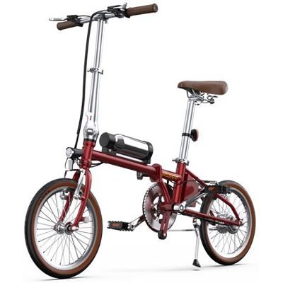 Non communiqué Vélo Électrique Pliant 16" Onesport OT02, Max 25km/h, Rouge - Publicité Non communiqué Vélo Électrique Pliant 16" Onesport OT02, Max 25km/h, Rouge - Publicité