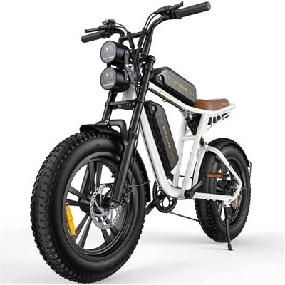 Non communiqué Vélo électrique homme ENGWE, double batterie, pneus larges 20 x 4 pouces, autonomie 70-150 km, boîte de vitesses à 7 rapports, M20, blanc - Publicité Non communiqué Vélo électrique homme ENGWE, double batterie, pneus larges 20 x 4 pouces, autonomie 70-150 km, boîte de vitesses à 7 rapports, M20, blanc - Publicité