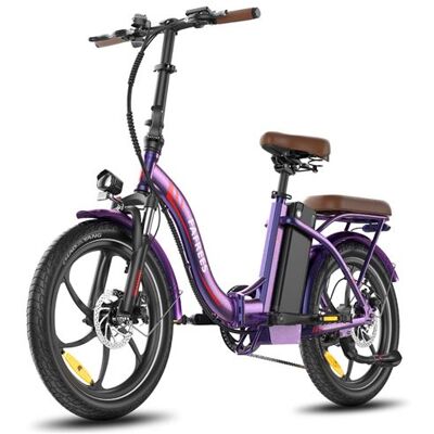 Non communiqué Vélo électrique FAFREES F20+ Pro, moteur électrique 250 W, vitesse maximale 25 km/h, batterie 25 Ah, 7 vitesses, Rose violacé irisé - Publicité Non communiqué Vélo électrique FAFREES F20+ Pro, moteur électrique 250 W, vitesse maximale 25 km/h, batterie 25 Ah, 7 vitesses, Rose violacé irisé - Publicité