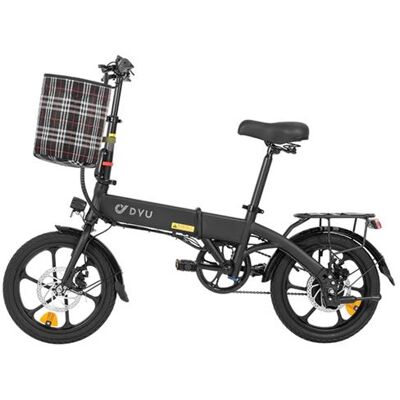 Non communiqué Vélo de ville électrique pliable DYU A1F Pro, 25 km/h, Noir - Publicité Non communiqué Vélo de ville électrique pliable DYU A1F Pro, 25 km/h, Noir - Publicité