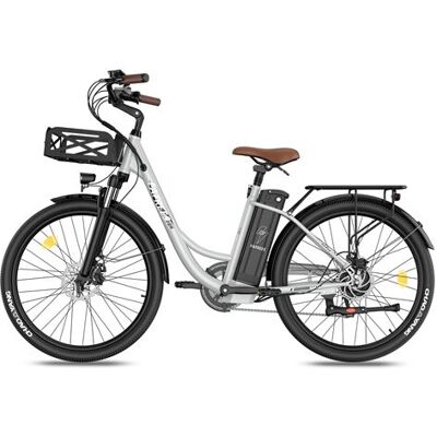 Non communiqué Vélo de ville électrique Fafrees F26 Lasting, batterie amovible 36 V 20,3 Ah, 25 km/h, gris - Publicité Non communiqué Vélo de ville électrique Fafrees F26 Lasting, batterie amovible 36 V 20,3 Ah, 25 km/h, gris - Publicité
