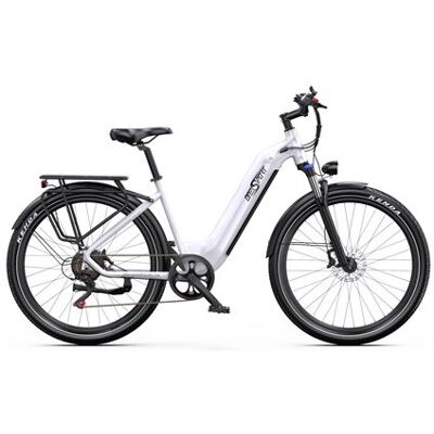 Non communiqué Vélo électrique de ville OneSport OT05, 27,5" , Smart APP, Max 25 km/h, Blanc - Publicité Non communiqué Vélo électrique de ville OneSport OT05, 27,5" , Smart APP, Max 25 km/h, Blanc - Publicité