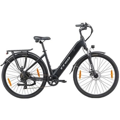 Non communiqué Vélo électrique de ville TTGO HZ-28ST, 25 km/h, noir - Publicité Non communiqué Vélo électrique de ville TTGO HZ-28ST, 25 km/h, noir - Publicité