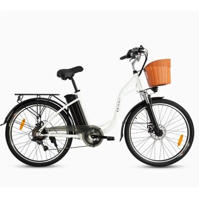 Non communiqué Vélo électrique pliable DYU C6,moteur 36V 350W,36V 12.5Ah,Blanc - Publicité Non communiqué Vélo électrique pliable DYU C6,moteur 36V 350W,36V 12.5Ah,Blanc - Publicité
