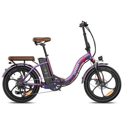 Non communiqué Vélo électrique pliant FAFREES F20 Pro Violet Rosé Pliable 20'' 250W 36V 20Ah - Publicité Non communiqué Vélo électrique pliant FAFREES F20 Pro Violet Rosé Pliable 20'' 250W 36V 20Ah - Publicité