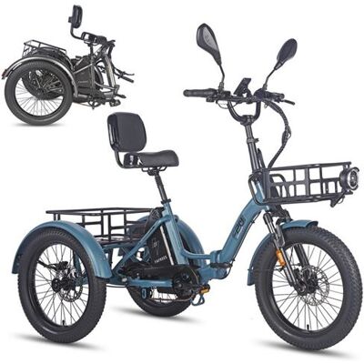 Non communiqué 20*3 Vélo électrique Fafrees F20 Mate Upgrade,Cargo,Batterie 48V23.45AH, 750W,25KM/H, Autonomie 120KM,COC,Bleu - Publicité Non communiqué 20*3 Vélo électrique Fafrees F20 Mate Upgrade,Cargo,Batterie 48V23.45AH, 750W,25KM/H, Autonomie 120KM,COC,Bleu - Publicité