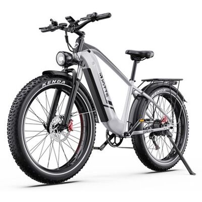 Non communiqué Vélo électrique Duotts F26 Lite, moteur 750 W, vitesse maximale 50 km/h, batterie 18 Ah, autonomie 45-90 km, blanc argenté - Publicité Non communiqué Vélo électrique Duotts F26 Lite, moteur 750 W, vitesse maximale 50 km/h, batterie 18 Ah, autonomie 45-90 km, blanc argenté - Publicité