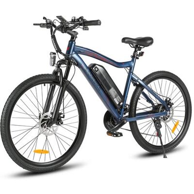 Non communiqué Vélo électrique de banlieue SAMEBIKE SY26-II, 21 vitesses, bleu - Publicité Non communiqué Vélo électrique de banlieue SAMEBIKE SY26-II, 21 vitesses, bleu - Publicité