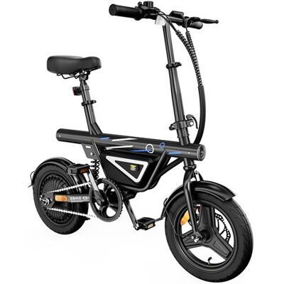 Non communiqué Vélo électrique pliant iScooter EB1S Noir 14'' 250W Batterie 36V 12Ah - Publicité Non communiqué Vélo électrique pliant iScooter EB1S Noir 14'' 250W Batterie 36V 12Ah - Publicité