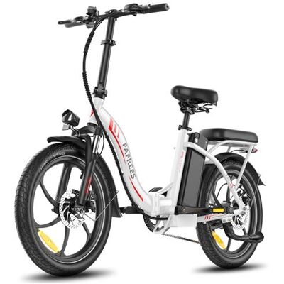 Non communiqué Vélo électrique FAFREES F20+, moteur 250W, batterie 20AH, pliable, 7 vitesses, 35km/h MAX, freins à disque, White - Publicité Non communiqué Vélo électrique FAFREES F20+, moteur 250W, batterie 20AH, pliable, 7 vitesses, 35km/h MAX, freins à disque, White - Publicité