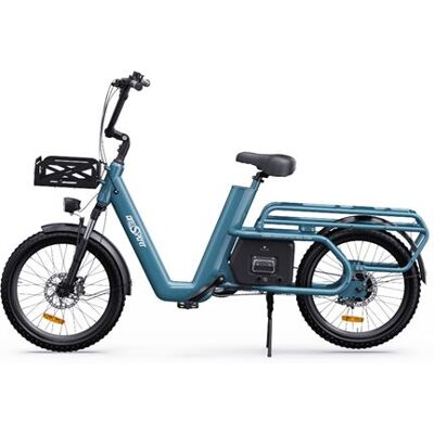 Non communiqué Vélo cargo électrique OneSport OT01, 20" , 25 km/h, Bleu - Publicité Non communiqué Vélo cargo électrique OneSport OT01, 20" , 25 km/h, Bleu - Publicité
