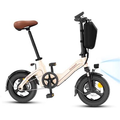 Non communiqué Vélo électrique pliant Bodywel T16 Pro Beige 14'' 250W Batterie 36V 10.4Ah - Publicité Non communiqué Vélo électrique pliant Bodywel T16 Pro Beige 14'' 250W Batterie 36V 10.4Ah - Publicité