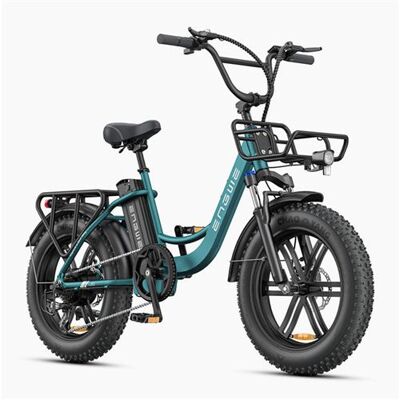 Non communiqué Vélo électrique ENGWE L20 BOOST, moteur 250W, batterie 13AH, 25KM/H MAX, sans accélérateur, 7 vitesses, pneus 20*4, vert - Publicité Non communiqué Vélo électrique ENGWE L20 BOOST, moteur 250W, batterie 13AH, 25KM/H MAX, sans accélérateur, 7 vitesses, pneus 20*4, vert - Publicité