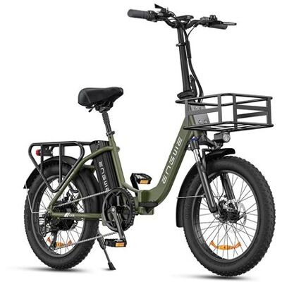 Non communiqué Vélo électrique pliant ENGWE L20 SE - Batterie 36V 15,6Ah - Autonomie 115 km - Frein à disque mécanique, version verte - Publicité Non communiqué Vélo électrique pliant ENGWE L20 SE - Batterie 36V 15,6Ah - Autonomie 115 km - Frein à disque mécanique, version verte - Publicité