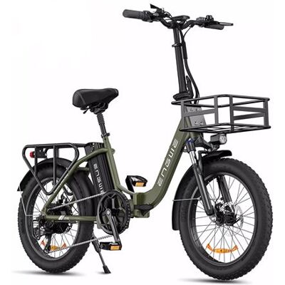Non communiqué Vélo électrique pliant L20 SE Vert 20 Pouces 250W Batterie Amovible 36V 15,6Ah - Publicité Non communiqué Vélo électrique pliant L20 SE Vert 20 Pouces 250W Batterie Amovible 36V 15,6Ah - Publicité