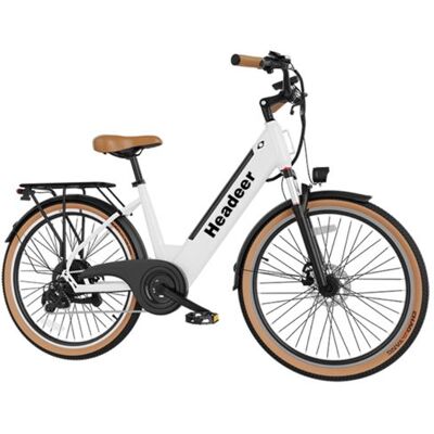 Non communiqué Vélo Électrique de Ville Headeer BD26195 26" – Batterie 48V 11.5Ah, Blanc - Publicité Non communiqué Vélo Électrique de Ville Headeer BD26195 26" – Batterie 48V 11.5Ah, Blanc - Publicité