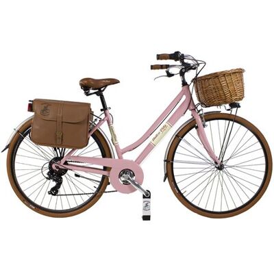 Non communiqué Dolce Vita by Canellini Vélo de Ville Retro Vintage aluminium dame Rose 50 - Publicité Non communiqué Dolce Vita by Canellini Vélo de Ville Retro Vintage aluminium dame Rose 50 - Publicité