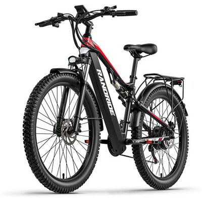 Non communiqué Vélo électrique RandRide YG90B 27,5'', batterie 17 Ah, moteur 1000 W, 21 vitesses, vitesse maximale 45 km/h, pneus 27,5'' x 2,4 - Publicité Non communiqué Vélo électrique RandRide YG90B 27,5'', batterie 17 Ah, moteur 1000 W, 21 vitesses, vitesse maximale 45 km/h, pneus 27,5'' x 2,4 - Publicité