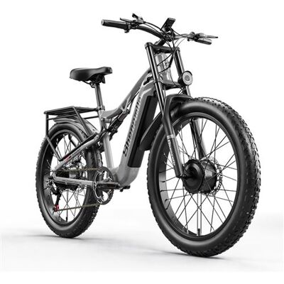 Non communiqué Shengmilo S600 vélo électrique adulte 1000W avec deux moteurs, batterie 48V17.5AH 840WH, vélo de montagne pour hommes à pneus larges de 26 pouces - Publicité Non communiqué Shengmilo S600 vélo électrique adulte 1000W avec deux moteurs, batterie 48V17.5AH 840WH, vélo de montagne pour hommes à pneus larges de 26 pouces - Publicité