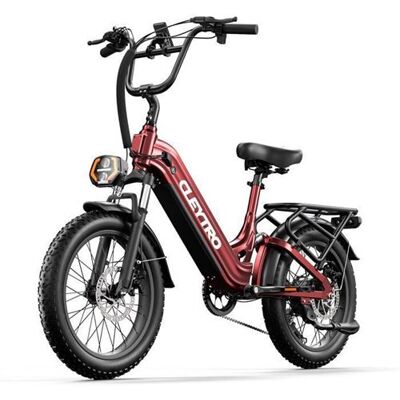 Non communiqué CLEYTRO XC20 – Vélo électrique femme 500W – Batterie 48V 15.6Ah – Autonomie 40-100 km – Pneus fat 20 pouces – Rouge - Publicité Non communiqué CLEYTRO XC20 – Vélo électrique femme 500W – Batterie 48V 15.6Ah – Autonomie 40-100 km – Pneus fat 20 pouces – Rouge - Publicité