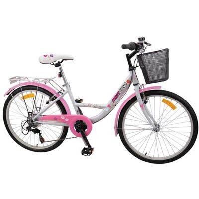 Non communiqué Vélo de ville 24 pouces MERCIER 6 vitesses blanc fille - Publicité Non communiqué Vélo de ville 24 pouces MERCIER 6 vitesses blanc fille - Publicité