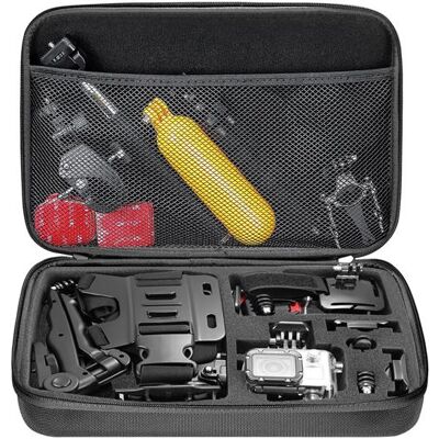 Neewer Étui de Transport Antichoc Compatible avec GoPro Hero 8 Max 7 6 5 4 Black GoPro 2018 Insta360 DJI AKASO APEMAN Campark SJCAM Appareil Photo d'Action etc. et Accessoires (Noir, Grand) Noir - Publicité Neewer Étui de Transport Antichoc Compatible avec GoPro Hero 8 Max 7 6 5 4 Black GoPro 2018 Insta360 DJI AKASO APEMAN Campark SJCAM Appareil Photo d'Action etc. et Accessoires (Noir, Grand) Noir - Publicité