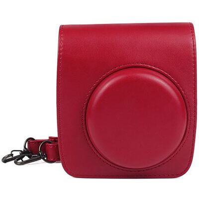 OEM Étui en cuir PU antichoc pour Fujifilm Instax Mini 90 - Rouge Rouge - Publicité OEM Étui en cuir PU antichoc pour Fujifilm Instax Mini 90 - Rouge Rouge - Publicité